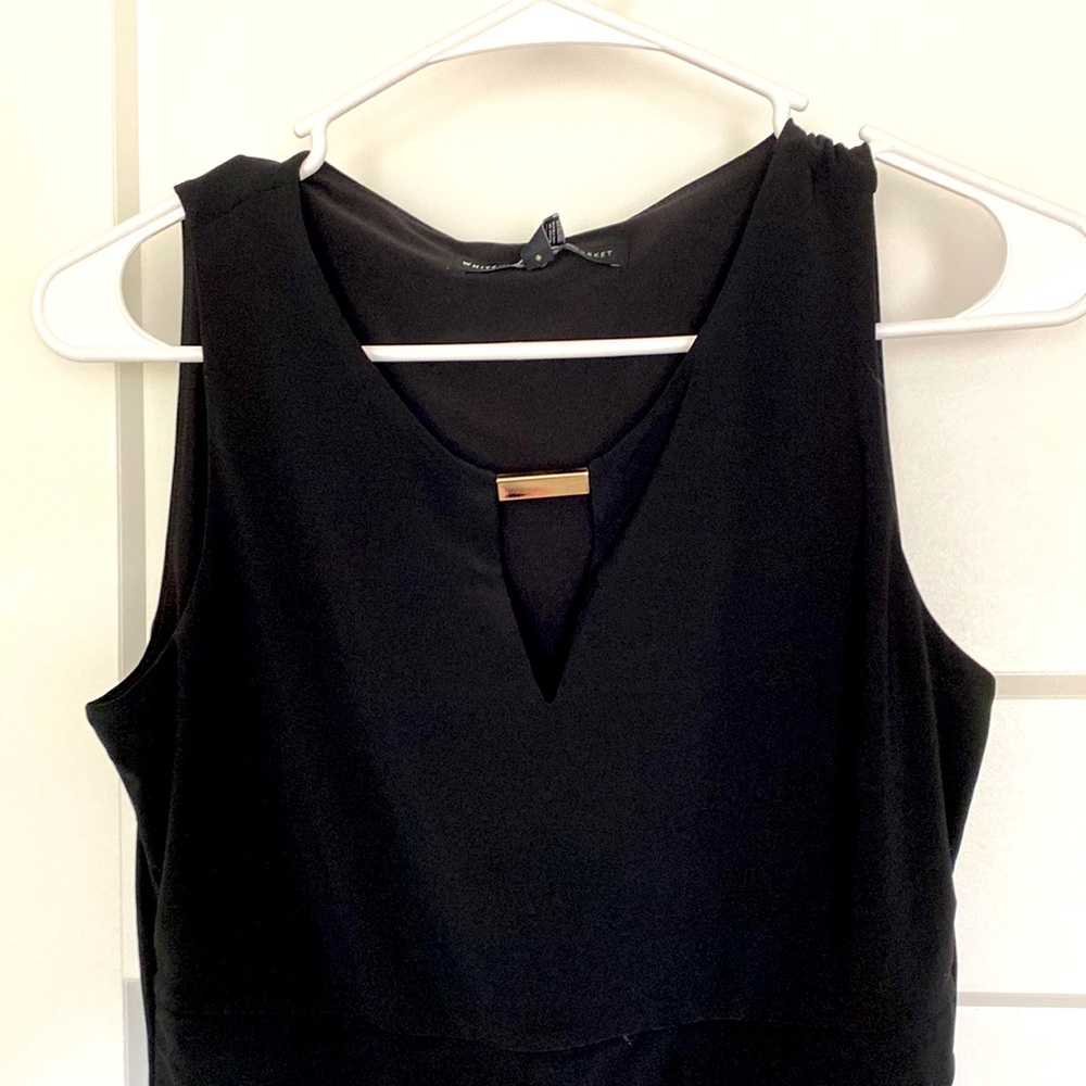 Black Shell with keyhole WHBM XS NWT